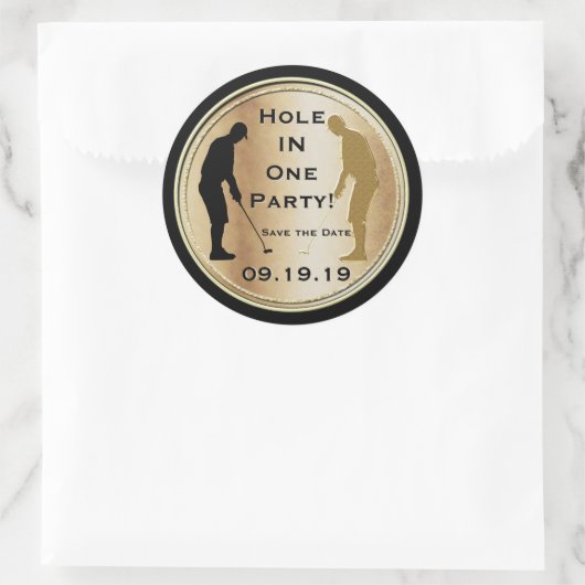 Sparen de Datum Golf Sticker (Tas)