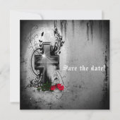 Sparen de Datum Gothic Kruis en de Uitnodiging van (Voorkant)