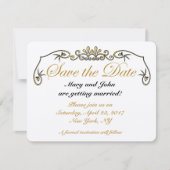 Sparen de datum goud kaart (Voorkant)