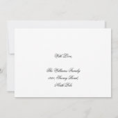 Sparen de Datum Gouden Kerstavond van het Manuscri Save The Date (Achterkant)