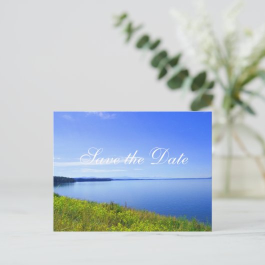 Sparen de datum, Grand Teton National Park. Aankondigingskaart (Staand voorkant)