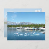 Sparen de datum, Grand Teton National Park. Aankondigingskaart (Voorkant / Achterkant)