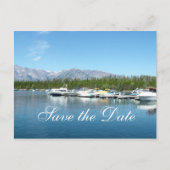 Sparen de datum, Grand Teton National Park. Aankondigingskaart (Voorkant)