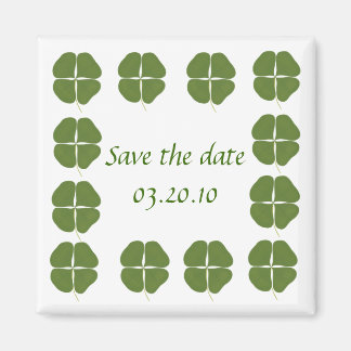 Sparen de datum, Groene Shamrocks grensmagneten Magneet