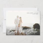 Sparen de Datum Handgeschreven de Aankondiging van (Voorkant)