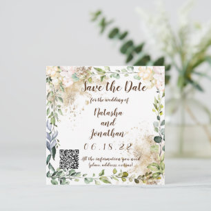 Sparen de Datum Herbal Ontwerp Kaart