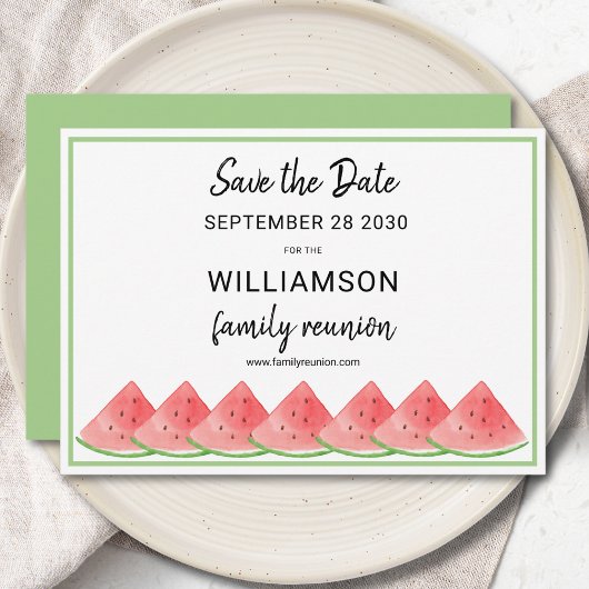 Sparen de Datum hereniging van de Zomer van de Zom Kaart