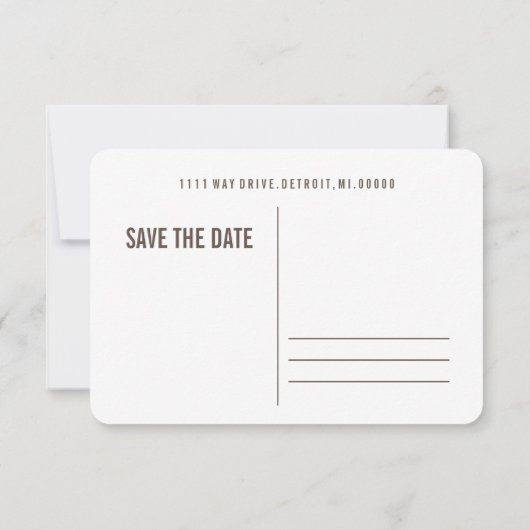 Sparen de Datum/het Briefkaart - de Gouden Lijst v (Achterkant)