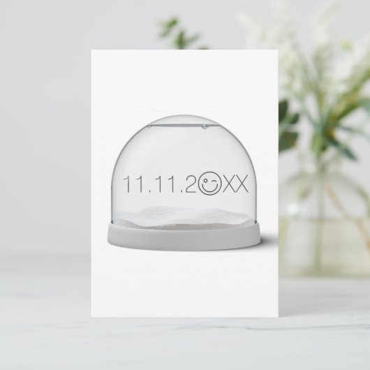 Sparen de Datum, het Jubileum, de Uitnodiging van  (Staand voorkant)