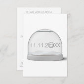 Sparen de Datum, het Jubileum, de Uitnodiging van  (Voorkant / Achterkant)