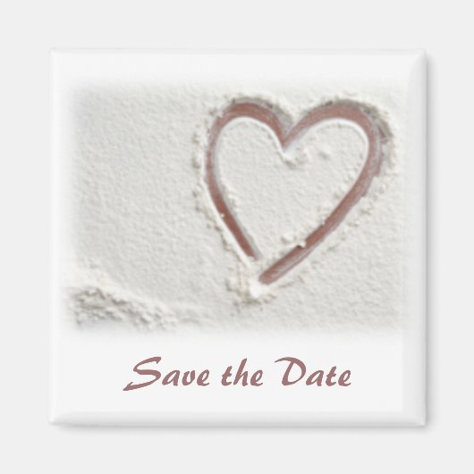 Sparen de Datum/het Koord van de Rand van de Beach Magneet (Voorkant)