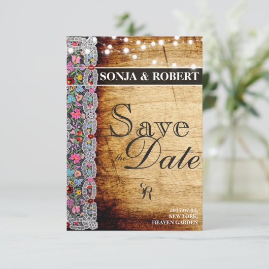 Sparen de Datum - Hongaarse Kalocsai Kaart (Staand voorkant)