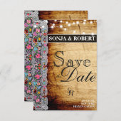 Sparen de Datum - Hongaarse Kalocsai Kaart (Voorkant / Achterkant)