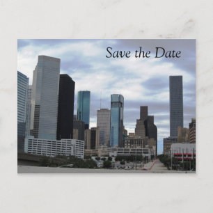 Sparen de Datum - Houston - Briefkaart