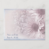 Sparen de Datum huwelijksmaisy bouquet Aankondigingskaart (Voorkant)