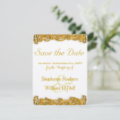 Sparen de Datum Ierse Gouden Weddenschap Save The Date (Staand voorkant)