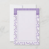 Sparen de Datum in Lavender met Patroon Save The Date (Achterkant)