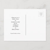 Sparen de Datum *Inbrengend Type* Briefkaart (Achterkant)