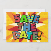 SPAREN DE DATUM Jouw Bericht Spraakballon Leuk Aankondiging (Voorkant)