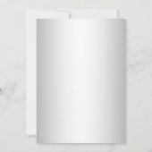 Sparen de Datum Kerst Kaarten Zilveren Gay Weddens (Achterkant)