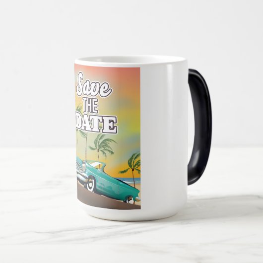 Sparen de Datum Klassieke auto Magische Mok (Voorkant rechts)