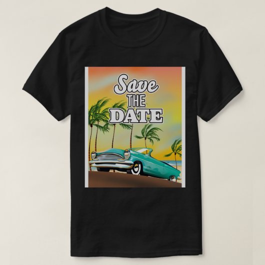 Sparen de Datum Klassieke auto T-shirt (Design voorkant)