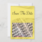 "Sparen de Datum"knoopt over Geel Save The Date (Voorkant)