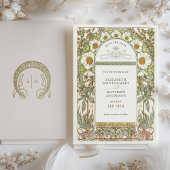 Sparen de Datum  Kunst Nieuwe door Mucha Kaart