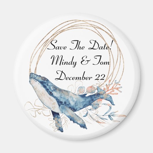 Sparen de Datum KustMagnet Magneet (Voorkant)