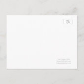 Sparen de Datum Las Vegas "Bands Bride & Groom" Po Aankondigingskaart (Achterkant)