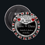 Sparen de Datum Las Vegas Stijl - Zilver & Rood Button Flesopener<br><div class="desc">⭐ ⭐ ⭐ 5 sterren Review. Ga je snel trouwen? Een leuke en unieke manier om je trouwplannen aan te kondigen. Sparen de Datum voor uw Weddenschap een Open van de Fles klaar voor u om zich te personaliseren. Met de woorden "Save the Date" in een Las Vegas-stijl in een...</div>