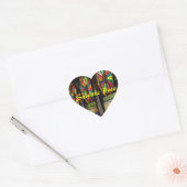 Sparen de Datum Las Vegas Wedding Hart Sticker (Envelop)