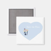 Sparen de Datum Las Vegas Wedding Magnet (Voorkant / Achterkant)