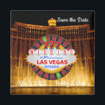 Sparen de Datum Las Vegas Wedding Magnet<br><div class="desc">Sparen de Datum Las Vegas Wedding Magnet door datum van bruiloft en namen van bruid & groom toe te voegen personaliseert</div>