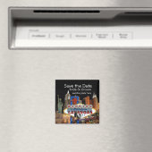 Sparen de Datum Las Vegas Wedding Magnet (Insitu (Vaatwasser))