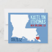 Sparen de Datum - - Louisiana Save The Date (Voorkant)