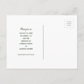 Sparen de Datum *Lovely Greenery* Briefkaart (Achterkant)