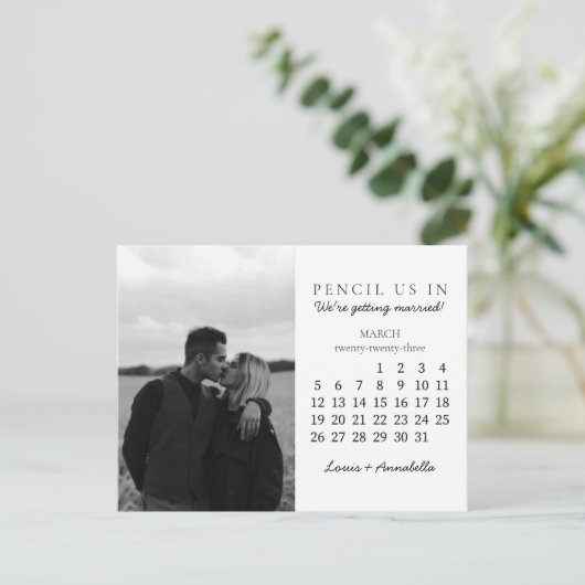 Sparen de Datum Maart 2023 het Briefkaart van de K (Staand voorkant)