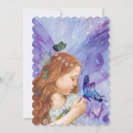 Sparen de Datum Magische Stardust Fairy Save The Date (Voorkant)