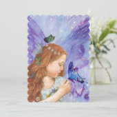 Sparen de Datum Magische Stardust Fairy Save The Date (Staand voorkant)