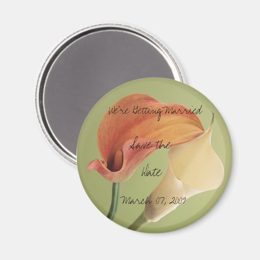 Sparen de datum Magnet (Voorkant / Achterkant)