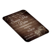 Sparen de Datum Magnet Rustic Mason Jar Lichten Magneet (Rechterzijde)