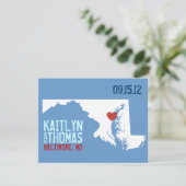 Sparen de Datum - - Maryland / D.C. Save The Date (Staand voorkant)