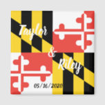 sparen de Datum MD Wedding Magnet<br><div class="desc">Maryland Wedding Save the Date Magnet</div>