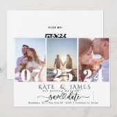 Sparen de datum met de sjabloon van de QR-code Kaart (Voorkant / Achterkant)