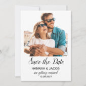 Sparen de Datum met Foto Aankondiging (Voorkant)