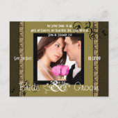 Sparen de Datum met Uw Foto Aankondigingskaart (Voorkant)