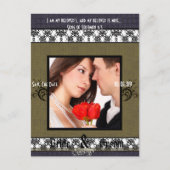 Sparen de Datum met Uw Foto Aankondigingskaart (Voorkant)