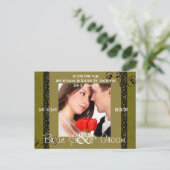 Sparen de Datum met Uw Foto Aankondigingskaart (Staand voorkant)