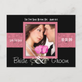 Sparen de Datum met Uw Foto Aankondigingskaart (Voorkant)